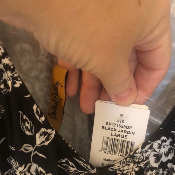 Rachel Pally Black Floral Midi Dress - Picture 3 of 6